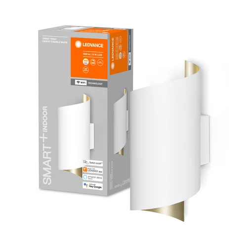 LEDVANCE Wifi SMART+ ORBIS TWIST LED Wandleuchte 23x12,7cm Tunable Weiß 12W / 3000-6500K weiß