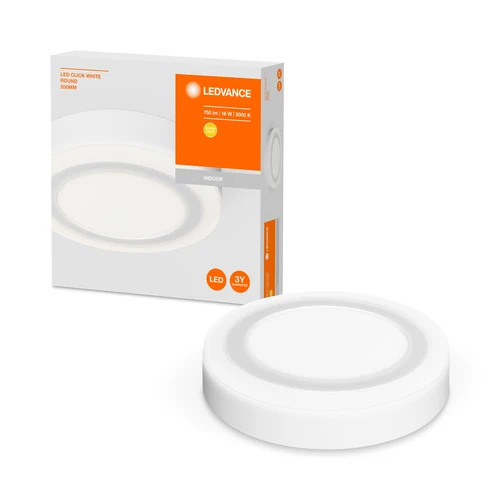 LEDVANCE LED CLICK Wand- und Deckenleuchte 20cm 15W / 3000K Warmweiß