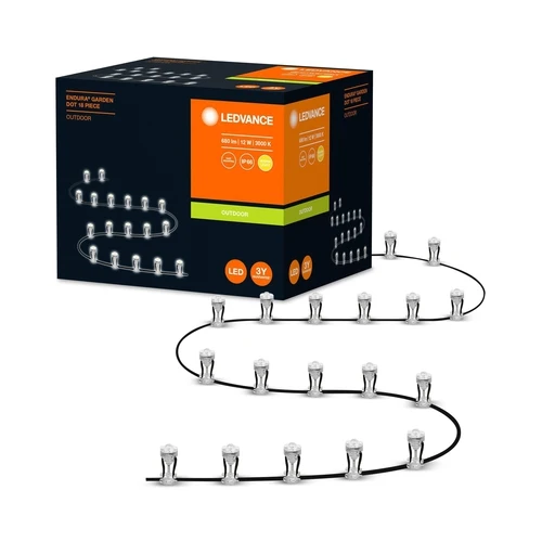 LEDVANCE ENDURA® Gartenleuchte Garden Dot LED für Boden 18er 12W / 3000K Warmweiß Basis