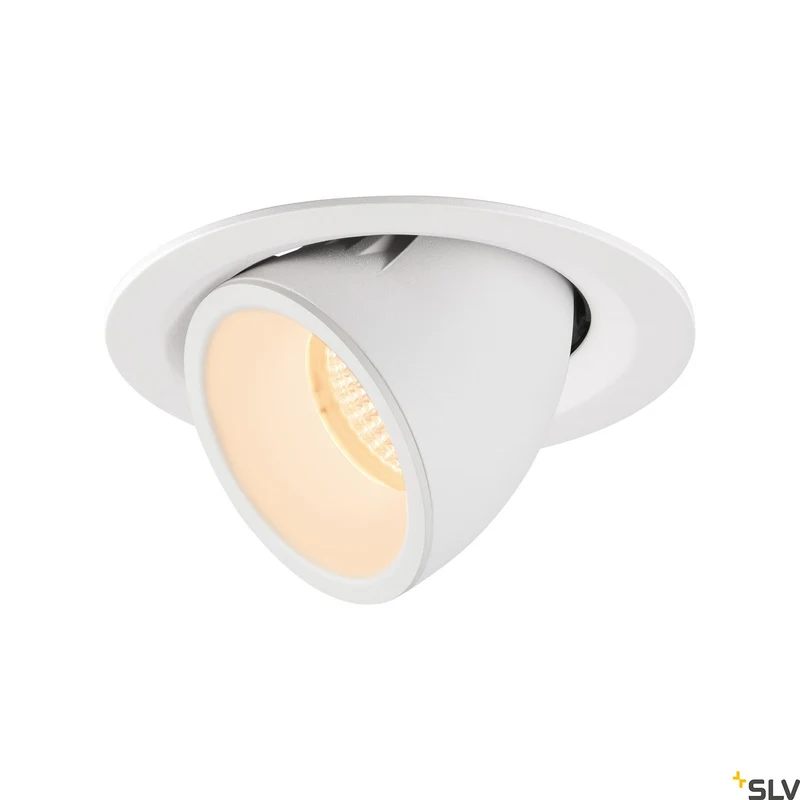 SLV NUMINOS® GIMBLE M, Deckeneinbauleuchte weiß 2700K 55°