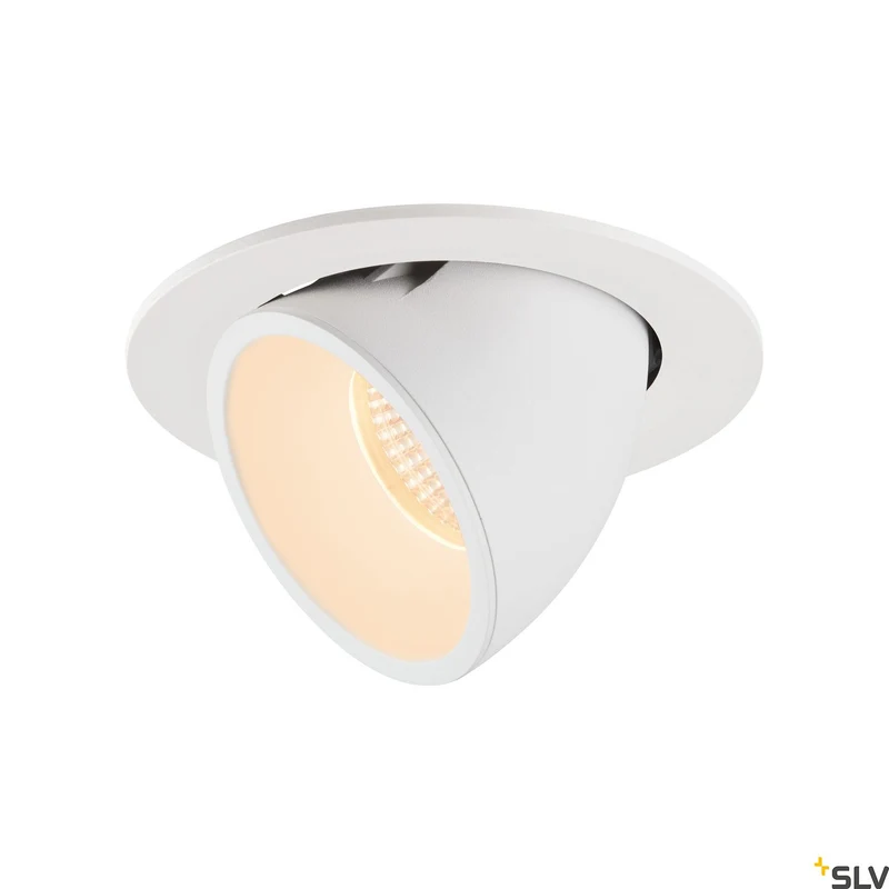 SLV NUMINOS® GIMBLE L, Deckeneinbauleuchte weiß 2700K 40°