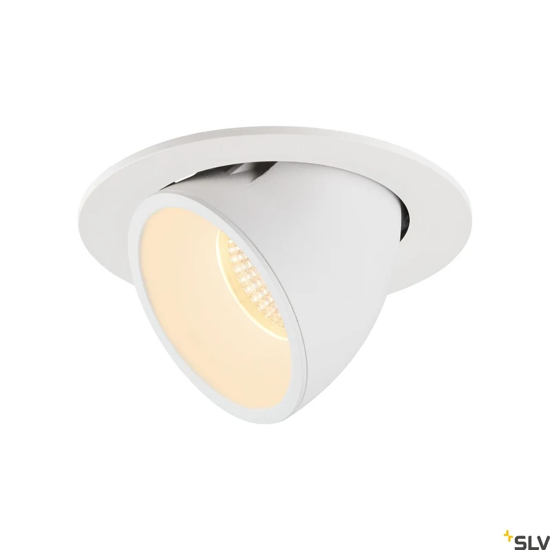 SLV NUMINOS® GIMBLE L, Deckeneinbauleuchte weiß 3000K 20°