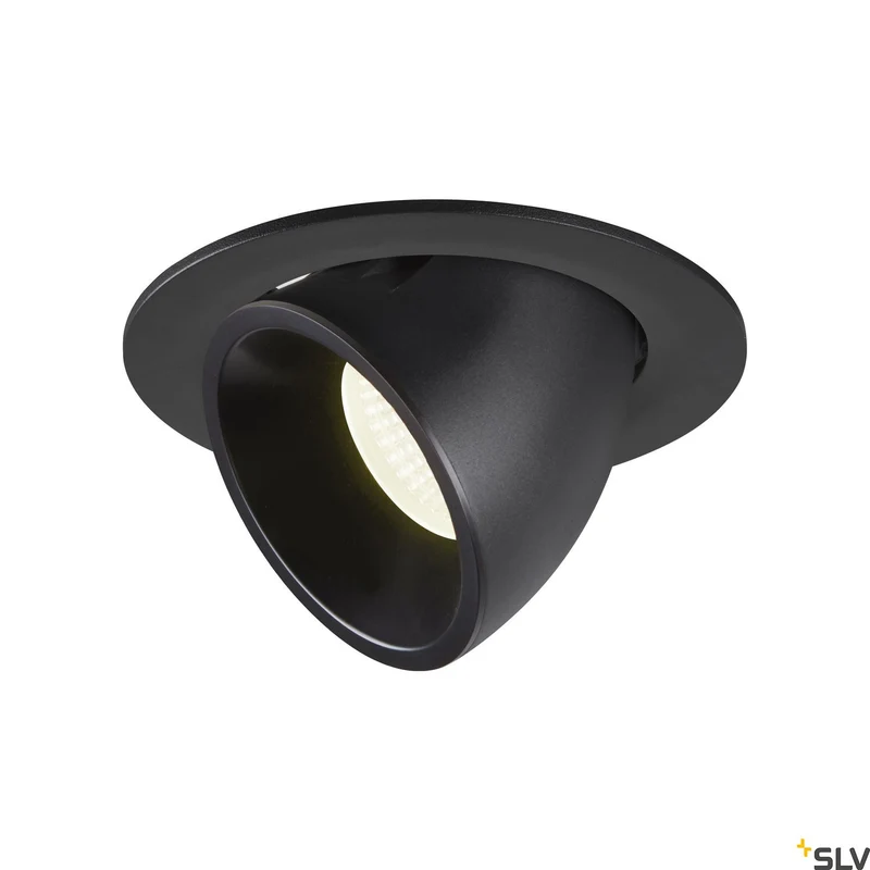 SLV NUMINOS® GIMBLE L, Deckeneinbauleuchte schwarz 4000K 20°