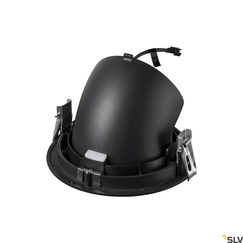 SLV NUMINOS® GIMBLE XL, Deckeneinbauleuchte schwarz / weiß 2700K 20°