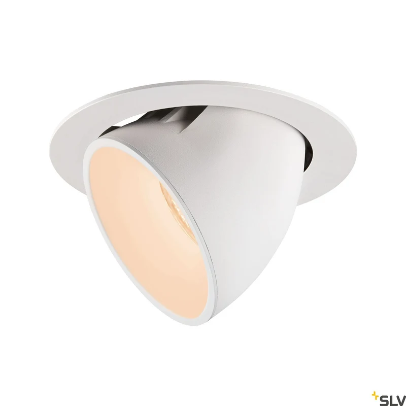SLV NUMINOS® GIMBLE XL, Deckeneinbauleuchte weiß 2700K 55°