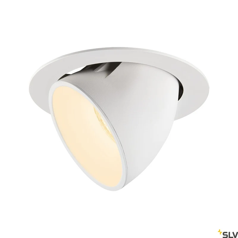 SLV NUMINOS® GIMBLE XL, Deckeneinbauleuchte weiß 3000K 55°