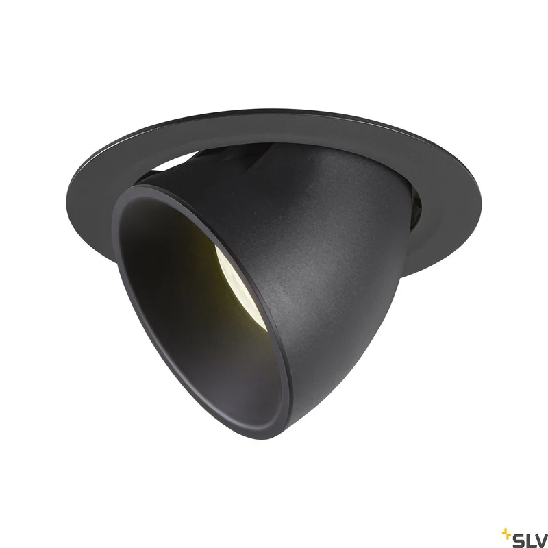 SLV NUMINOS® GIMBLE XL, Deckeneinbauleuchte schwarz 4000K 40°