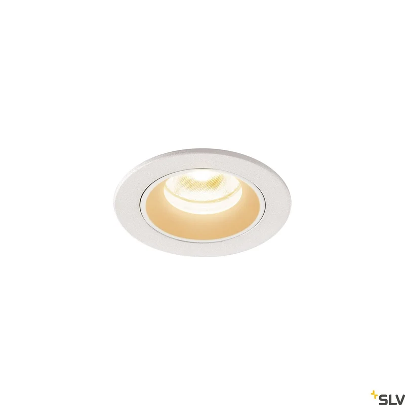SLV NUMINOS® XS, Deckeneinbauleuchte weiß 3000K 20°