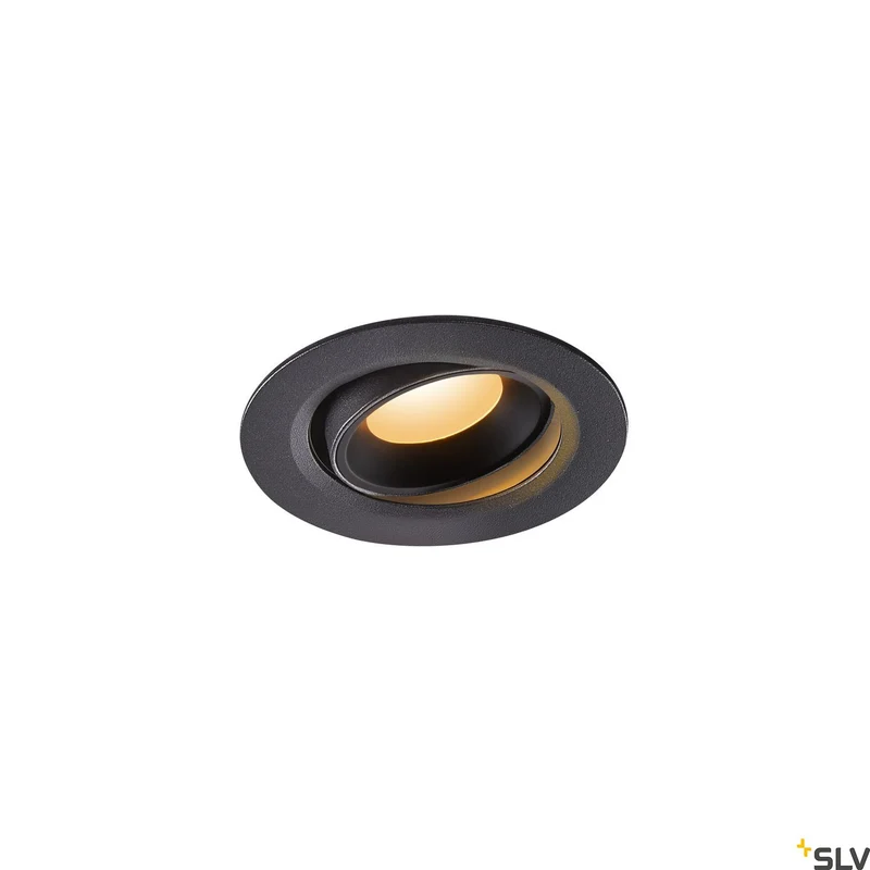 SLV NUMINOS® MOVE XS, Deckeneinbauleuchte schwarz 2700K 55°
