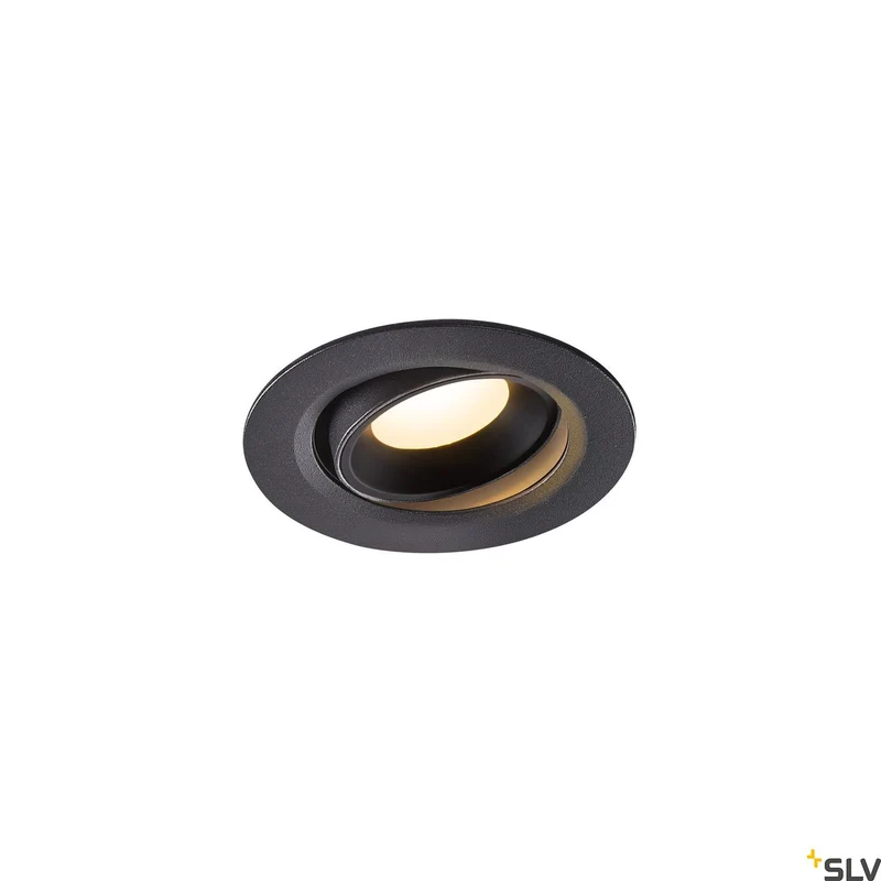 SLV NUMINOS® MOVE XS, Deckeneinbauleuchte schwarz 3000K 20°