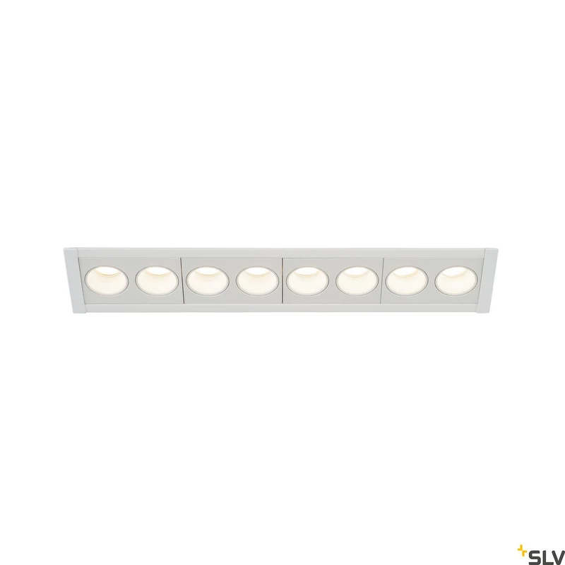 SLV MILANDOS 8, Deckeneinbauleuchte weiß 3000K 45°