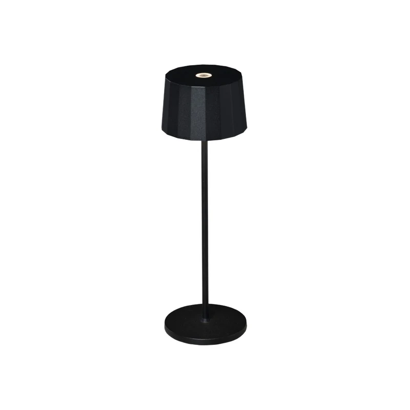 Konstsmide Positano LED USB-Tischleuchte schwarz, Farbtemperatur, dimm