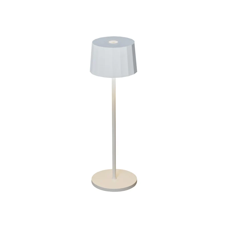 Konstsmide Positano LED USB-Tischleuchte weiss, Farbtemperatur, dimm