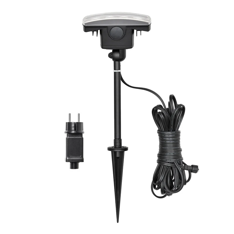 Konstsmide High Power LED Erdspießleuchte 1flg. schwarz lackiertes Aluminium, Kunststoff