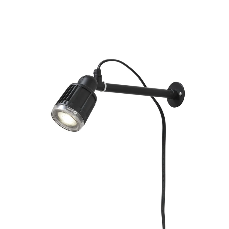 Konstsmide High Power LED Erdspießleuchte 1flg. schwarz lackiertes Aluminium, Kunststoff