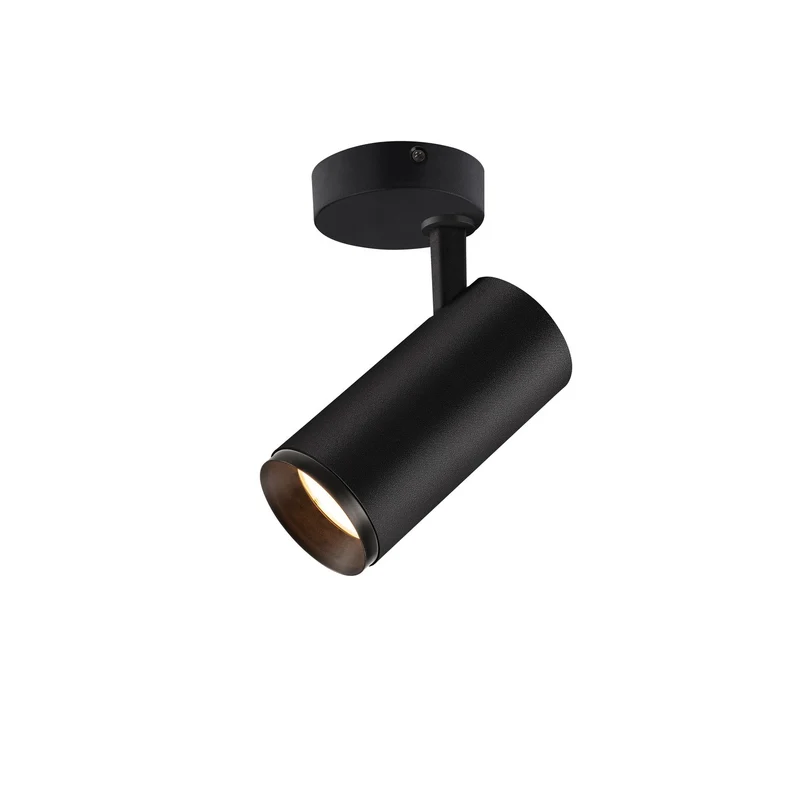 SLV NUMINOS SPOT DALI M, Indoor LED Deckenaufbauleuchte schwarz/schwarz 3000K 24°