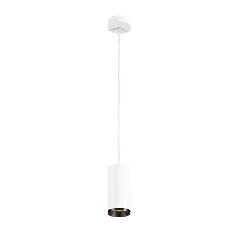 SLV NUMINOS PD PHASE M, Indoor LED Pendelleuchte weiß/schwarz 4000K 60°