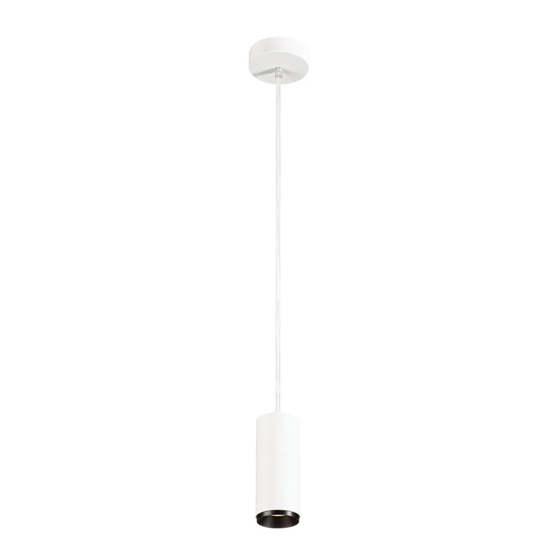 SLV NUMINOS PD PHASE S, Indoor LED Pendelleuchte weiß/schwarz 4000K 24°