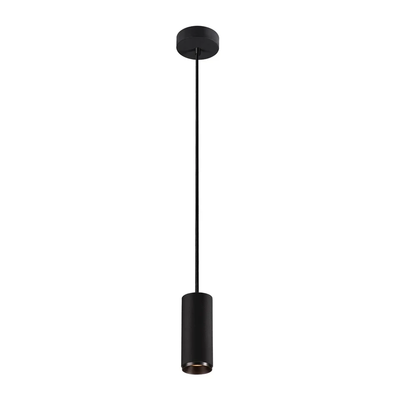 SLV NUMINOS PD PHASE S, Indoor LED Pendelleuchte schwarz/schwarz 3000K 36°