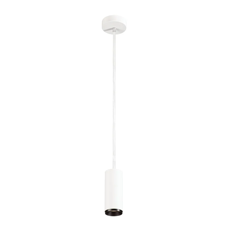 SLV NUMINOS PD DALI S, Indoor LED Pendelleuchte weiß/schwarz 4000K 36°