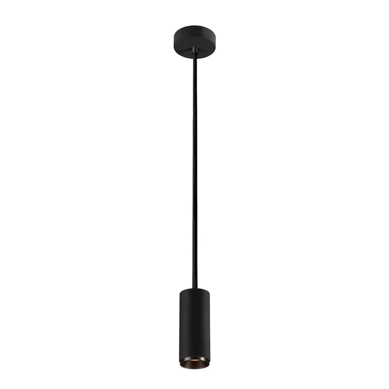 SLV NUMINOS PD DALI S, Indoor LED Pendelleuchte schwarz/schwarz 2700K 36°