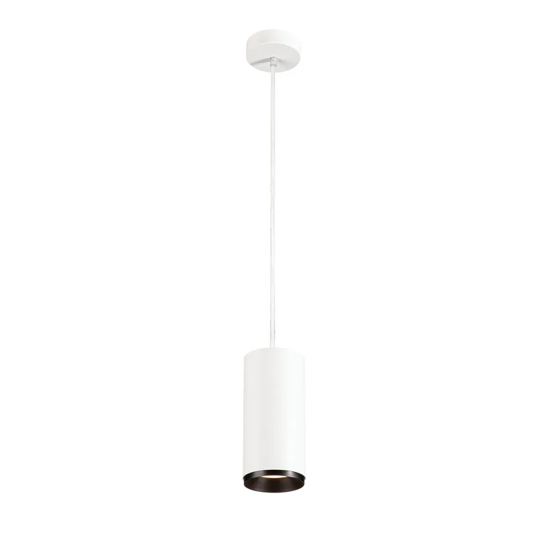 SLV NUMINOS PD PHASE L, Indoor LED Pendelleuchte weiß/schwarz 4000K 36°