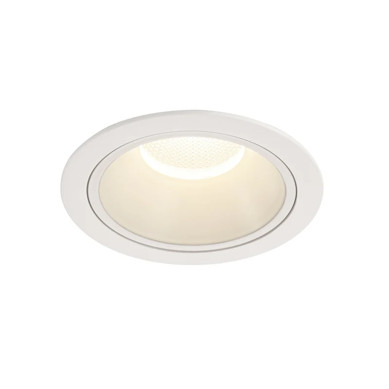 SLV NUMINOS DL XL, Indoor LED Deckeneinbauleuchte weiß/weiß 4000K 55°