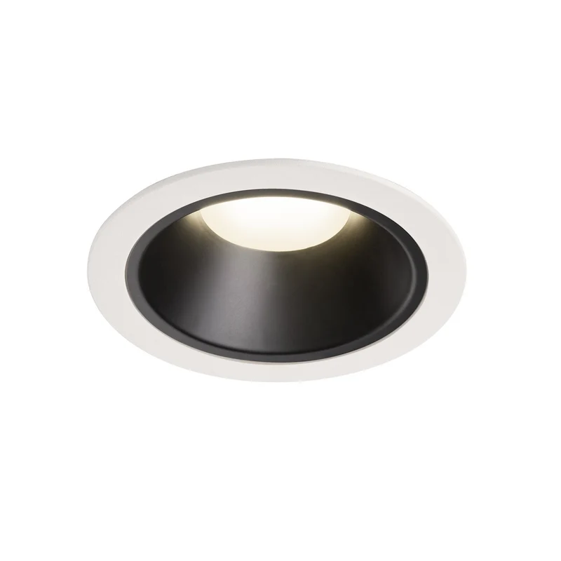SLV NUMINOS DL XL, Indoor LED Deckeneinbauleuchte weiß/schwarz 4000K 55°