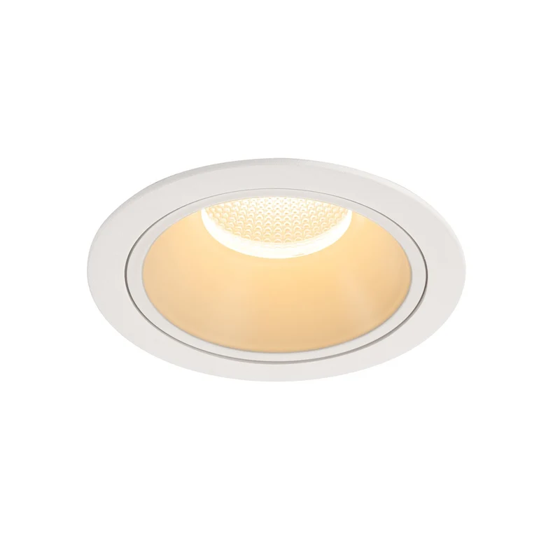 SLV NUMINOS DL XL, Indoor LED Deckeneinbauleuchte weiß/weiß 3000K 40°