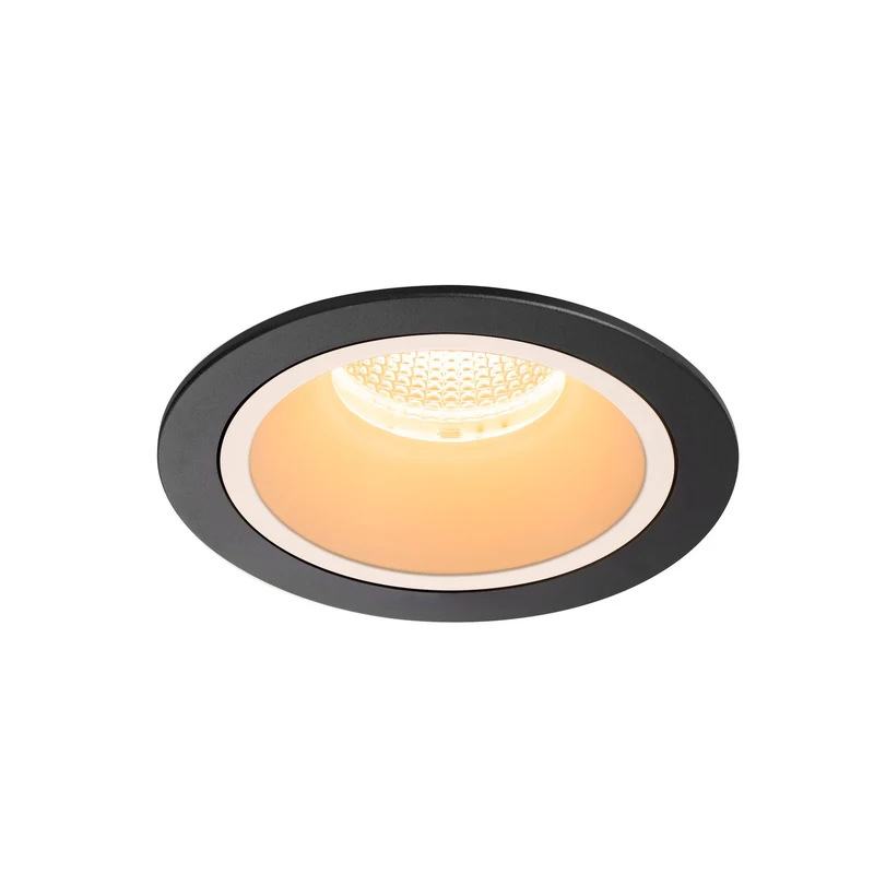 SLV NUMINOS DL L, Indoor LED Deckeneinbauleuchte schwarz/weiß 2700K 55°