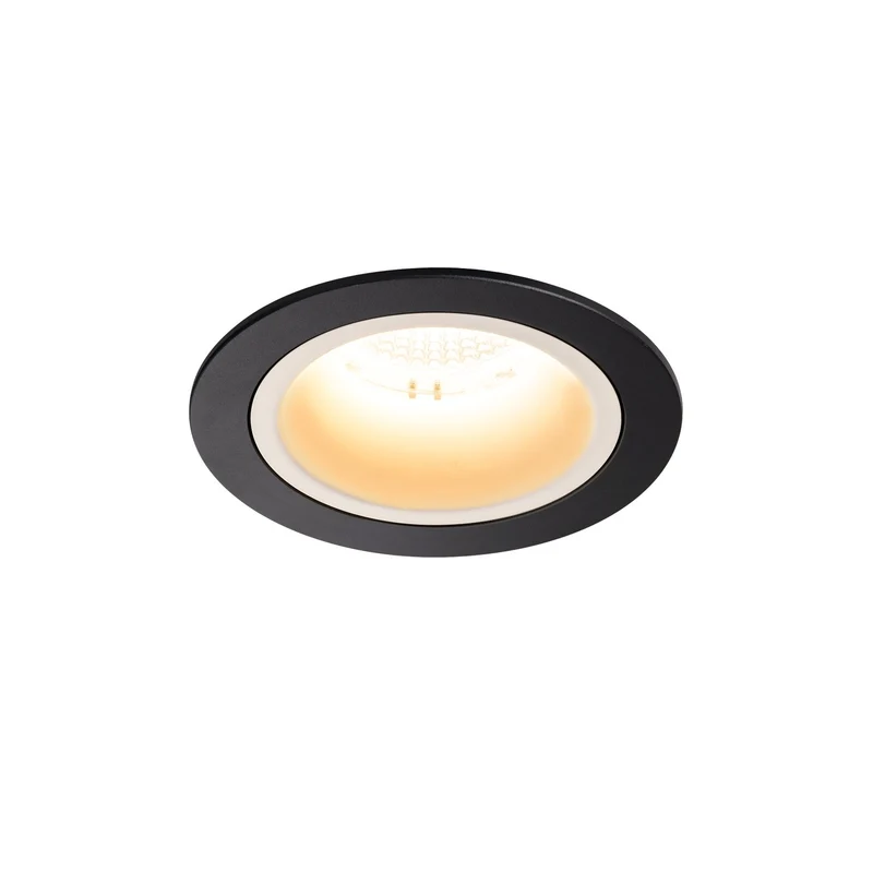 SLV NUMINOS DL M, Indoor LED Deckeneinbauleuchte schwarz/weiß 3000K 40°