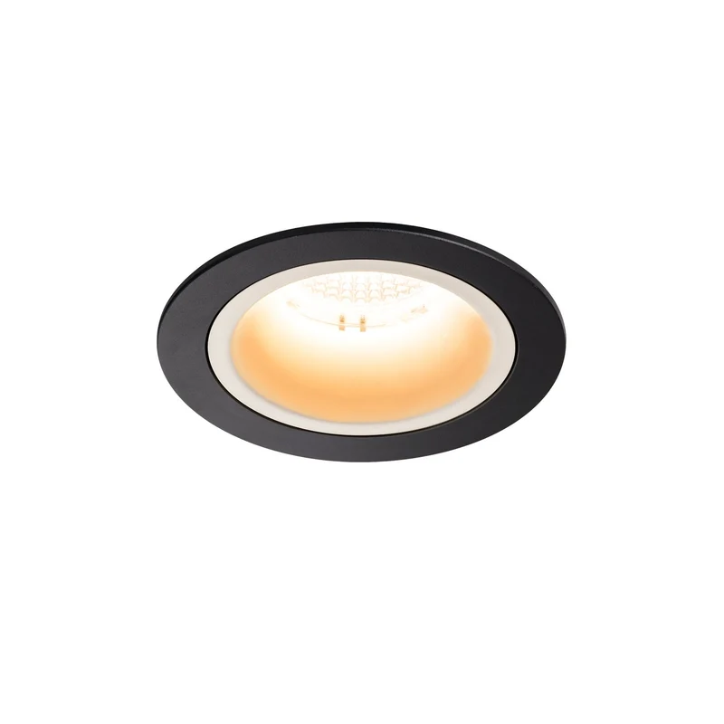 SLV NUMINOS DL M, Indoor LED Deckeneinbauleuchte schwarz/weiß 2700K 20°