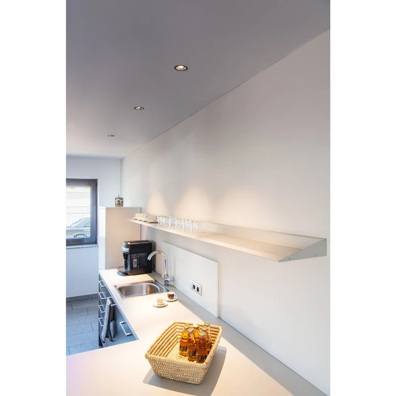 SLV NUMINOS DL S, Indoor LED Deckeneinbauleuchte schwarz/chrom 3000K 40°
