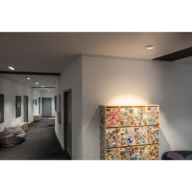 SLV NUMINOS DL XL, Indoor LED Deckeneinbauleuchte weiß/chrom 3000K 40° kardanisch dreh- und schwenkbar