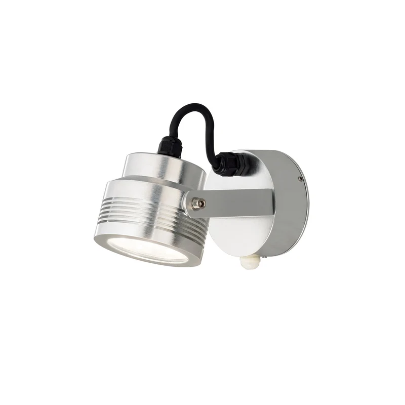 Konstsmide Wandleuchte/Strahler Monza Aluminium massiv, mit Sensor