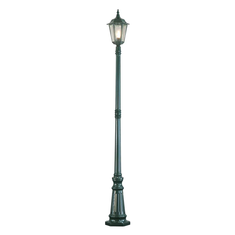 Konstsmide Stehleuchte Firenze, grün, 1.flg., klares Glas