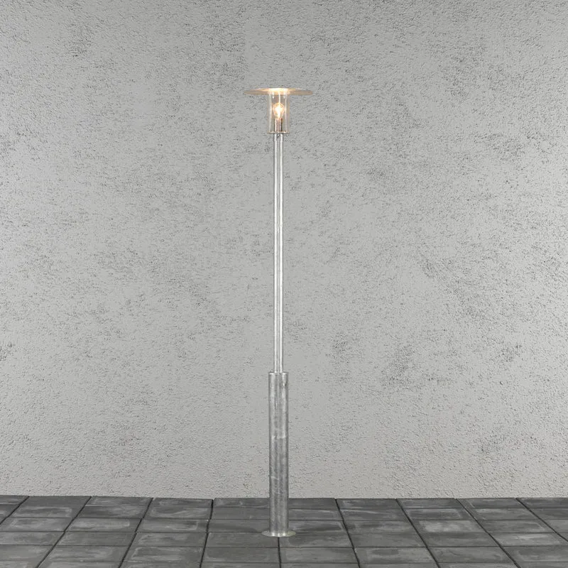 Konstsmide Standleuchte Mode galv., klares Polycarbonatglas