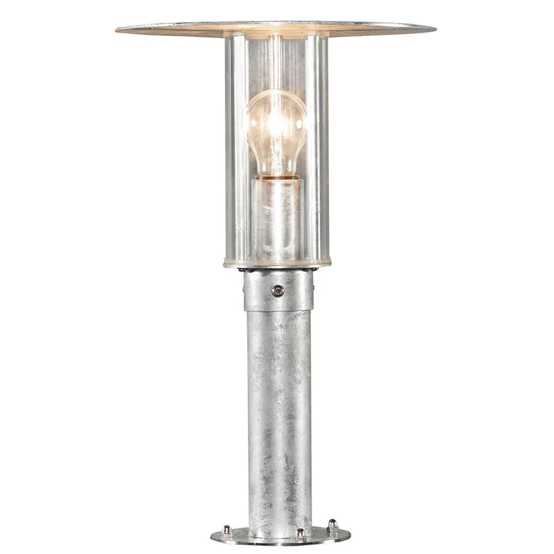 Konstsmide Sockelleuchte Mode galv., klares Polycarbonatglas