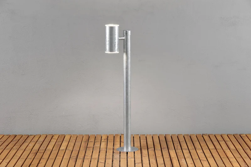 Konstsmide Ull Wegeleuchte galvanisiert LED 2x8W schockresistent