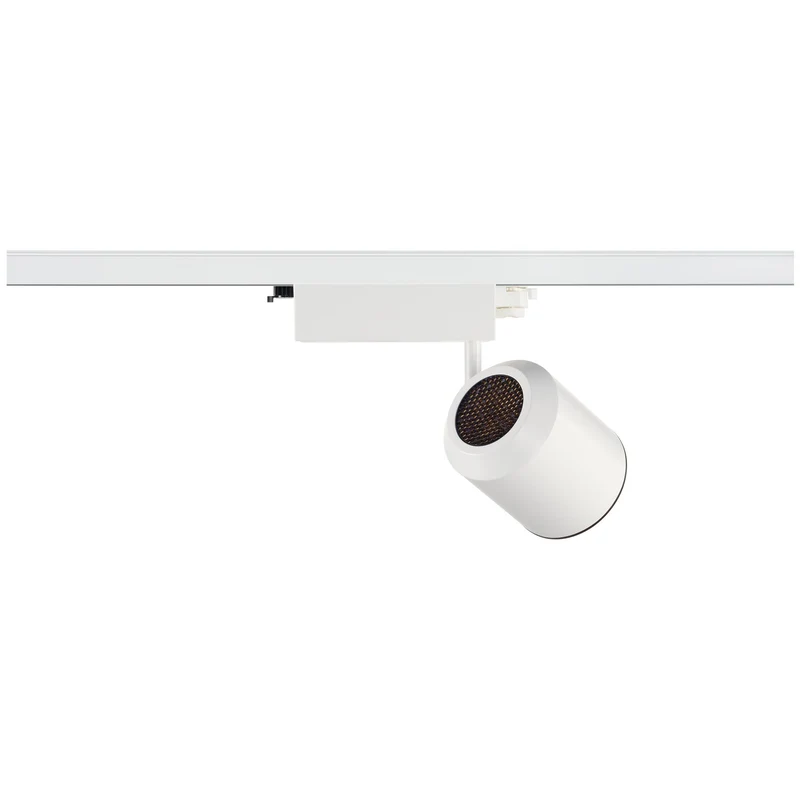 SLV 3~ SUPROS TRACK LED 3 Phasen System Leuchte weiß 3000K CRI90 60° 3380lm Reflektor inkl. 3 Phasen-Adapter