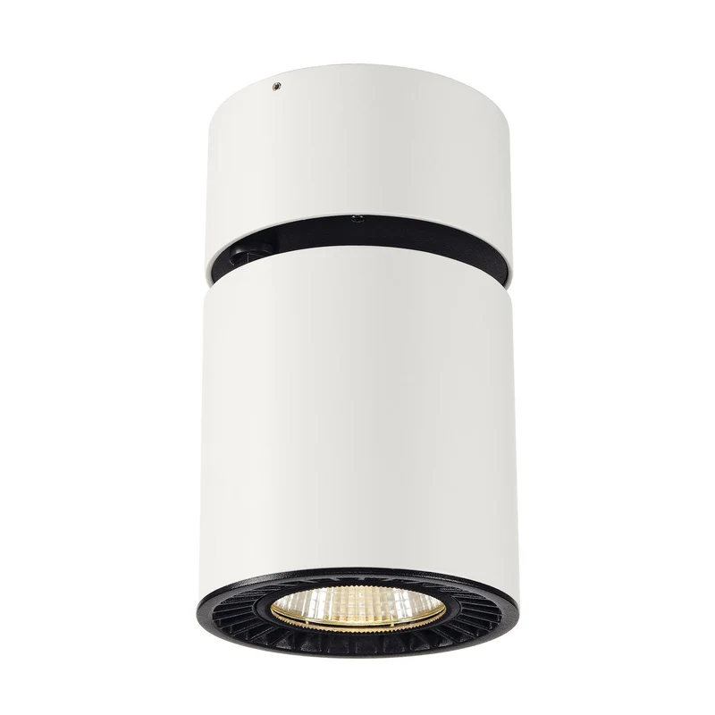 SLV SUPROS CL Indoor LED Deckenaufbauleuchte, rund, weiß, 3000K, 60° Reflektor, CRI90, 3380lm