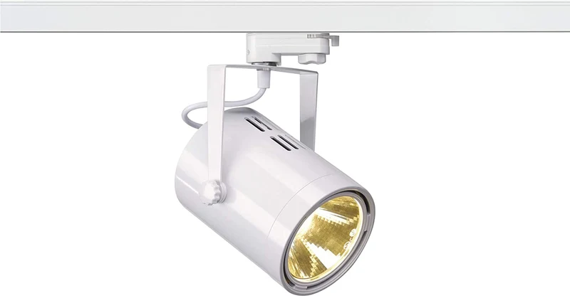 SLV EURO SPOT LED, 20W COB LED, weiß, 36°, 3000K, inkl. 3P.-Adapter