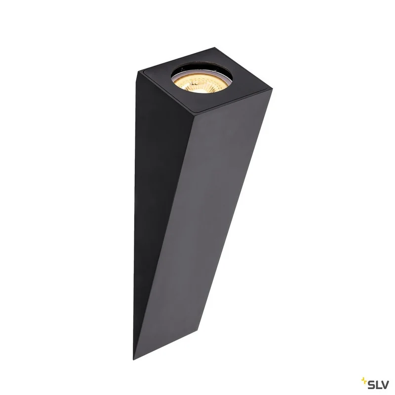 SLV ALTRA DICE WL-2, Indoor Wandaufbauleuchte, QPAR51, schwarz