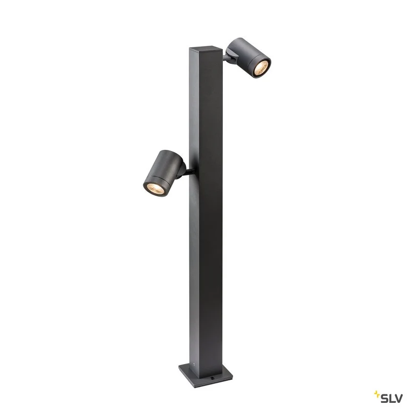 SLV HELIA Double Pole, LED Outdoor Stehleuchte, anthrazit IP55 3000K