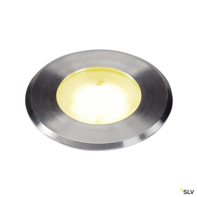 SLV DASAR® Flat, Outdoor LED Bodeneinbauleuchte, Edelstahl 304, 4000K, IP67, 4,3W