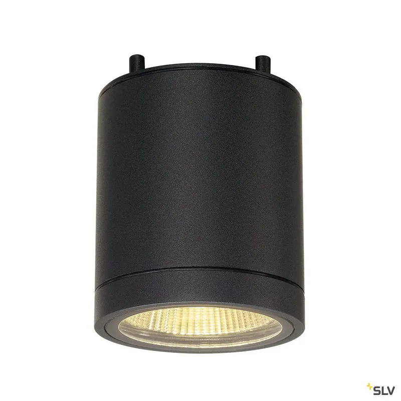 SLV ENOLA_C CL, LED Outdoor Deckenaufbauleuchte, anthrazit, IP55, 2000-3000K