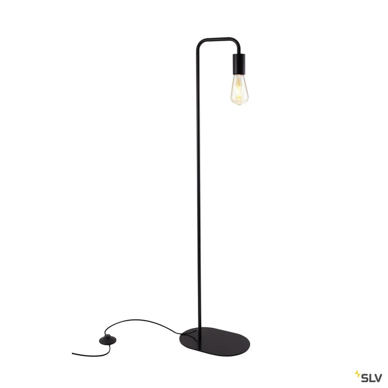 SLV FITU FL, Indoor Stehleuchte, E27, schwarz, max. 24W