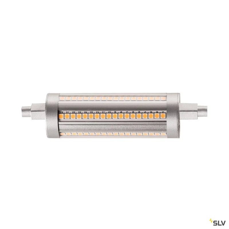 SLV LED Leuchtmittel, QT-DE12, R7s 118mm, 3000K, 14°