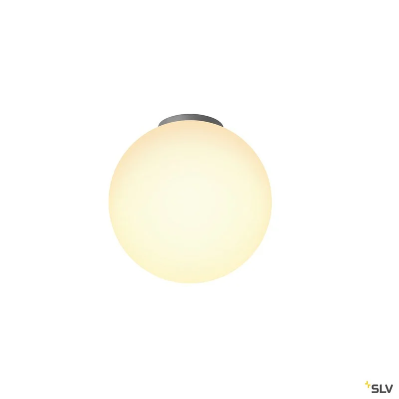 SLV ROTOBALL 25 CL, Indoor Deckenaufbauleuchte, E27, weiß, max. 24W