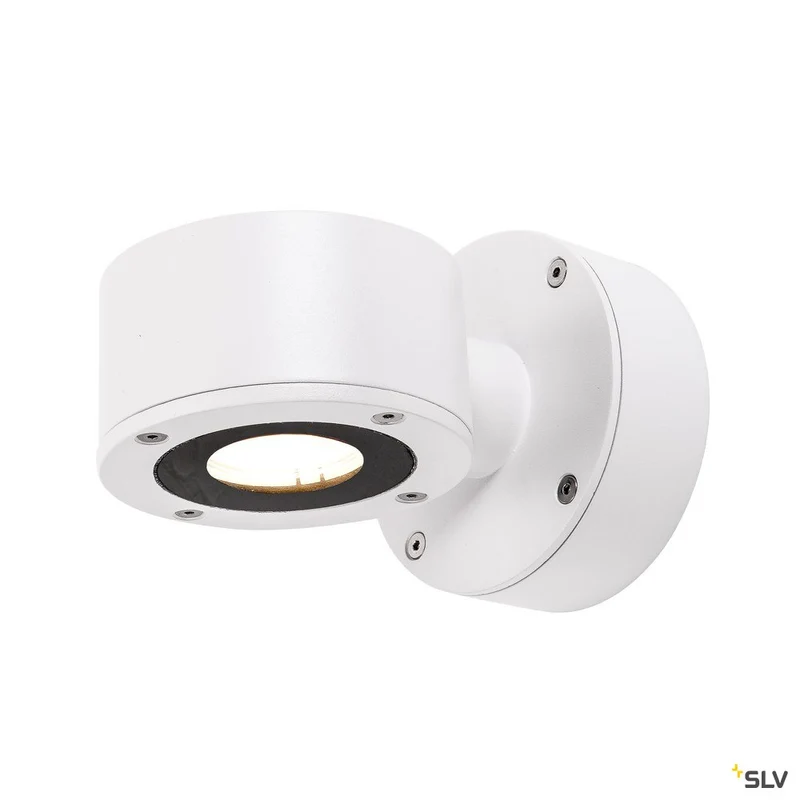 SLV SITRA WL, LED Outdoor Wandaufbauleuchte, weiß, IP44, 3000K, 9W